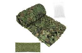 Katonai álcázó háló 3x6 méter + 100 húzó szalag