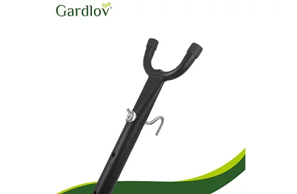 Kerti függőágy 200 × 150 cm + vas állvány 250 kg-ig