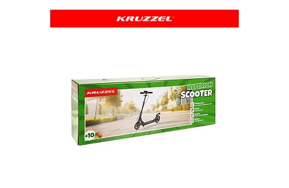 Összecsukható roller Black Hyperion 200 mm-es kerekekkel