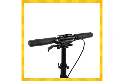 Összecsukható roller Black Hyperion 200 mm-es kerekekkel