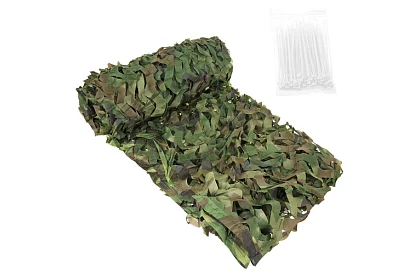 Katonai álcázó háló 2x3 méter + 100 húzó szalag