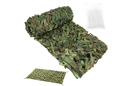 Katonai álcázó háló 2x3 méter + 100 húzó szalag