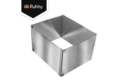 Állítható téglalap alakú tortaforma 20–38 × 24–45 cm, magasság 15 cm