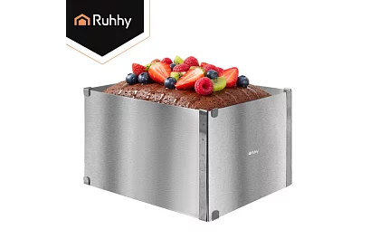 Állítható téglalap alakú tortaforma 20–38 × 24–45 cm, magasság 15 cm