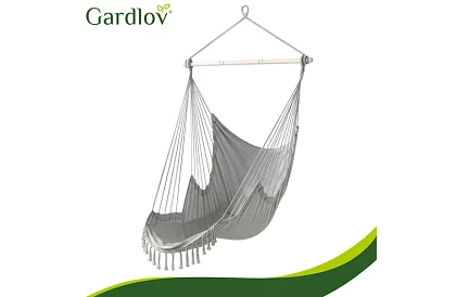 Kerti függőfotel BOHO 2 az 1-ben - szürke