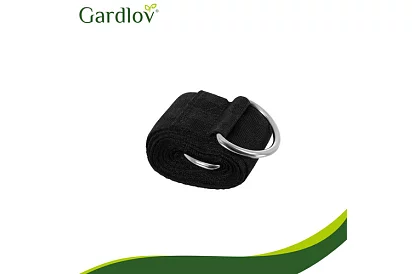 Kerti függőfotel BOHO 2 az 1-ben - fekete