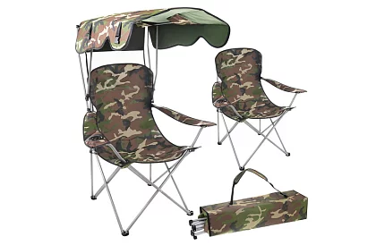 Összecsukható horgászszék napernyővel – ARMY PANAMA