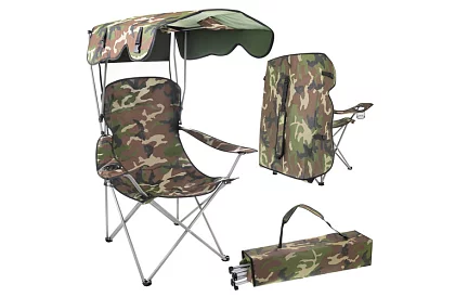 Összecsukható horgászszék napernyővel – ARMY PANAMA
