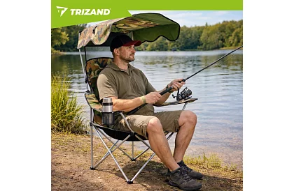 Összecsukható horgászszék napernyővel – ARMY PANAMA