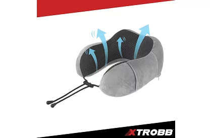 Utazási párna nyakra, repülőre, autóba + kiegészítők