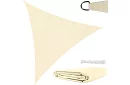 Napernyőző napernyő háromszög 4 × 4 × 4 m – Bézs