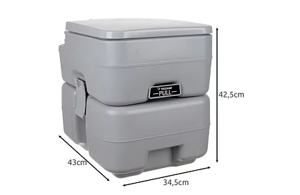 Hordozható kemping WC - 20 liter