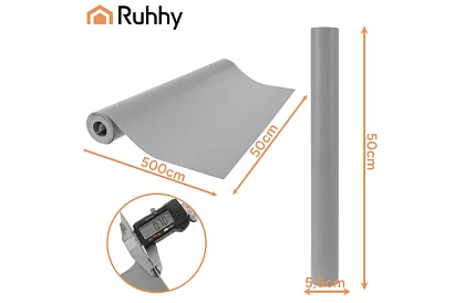 Csúszásgátló szőnyeg fiókokhoz 500 × 50 cm – szürke