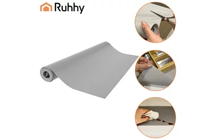 Csúszásgátló szőnyeg fiókokhoz 500 × 50 cm – szürke