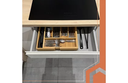 Csúszásgátló szőnyeg fiókokhoz 500 × 50 cm – szürke