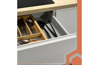 Csúszásgátló szőnyeg fiókokhoz 500 × 50 cm – szürke