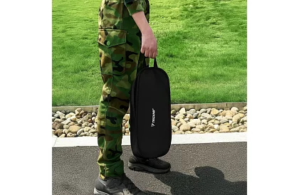 Összecsukható kemping szék 120 kg-ig – fekete