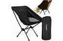 Összecsukható kemping szék 120 kg-ig – fekete