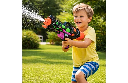 Víziós pisztoly 60 cm-es tartálly 1,25 l – lőtávolság akár 6 m