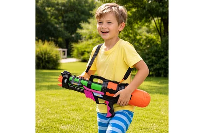 Víziós pisztoly 60 cm-es tartálly 1,25 l – lőtávolság akár 6 m