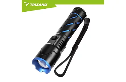 LED újratölthető taktikai lámpa 800 lm, 5000 mAh