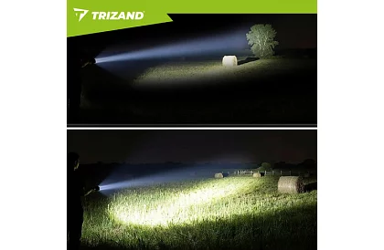LED újratölthető taktikai lámpa 800 lm, 5000 mAh
