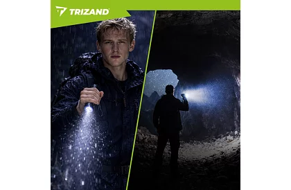 LED újratölthető taktikai lámpa 800 lm, 5000 mAh