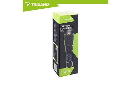 LED újratölthető taktikai lámpa 1500 lm, 5000 mAh