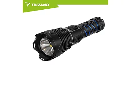 LED újratölthető taktikai lámpa 1500 lm, 5000 mAh