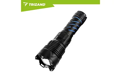 LED újratölthető taktikai lámpa 1500 lm, 5000 mAh