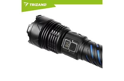 LED újratölthető taktikai lámpa 1500 lm, 5000 mAh