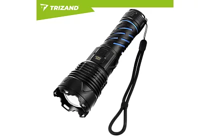 LED újratölthető taktikai lámpa 1500 lm, 5000 mAh