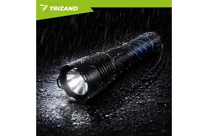 LED újratölthető taktikai lámpa 1500 lm, 5000 mAh