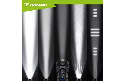 LED újratölthető taktikai lámpa 1500 lm, 5000 mAh