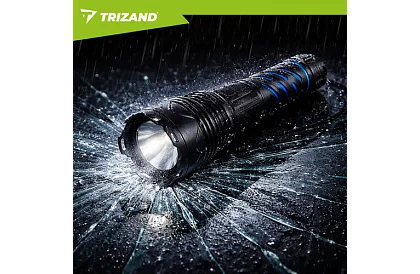 LED újratölthető taktikai lámpa 1500 lm, 5000 mAh