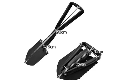 Mezői összecsukható lapát – 3 az 1-ben