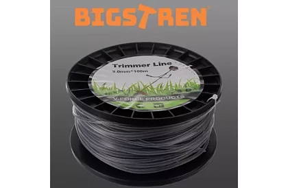 Fűrészszál bozótvágóhoz 3 mm x 100 m - megerősített, négyzetes