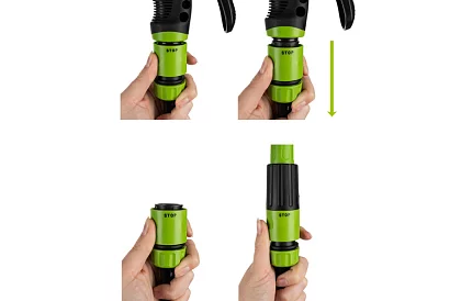 Fali falra – 25 méter hosszú tömlő