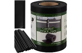 Fekete kerítés árnyékoló szalag – panel 450 g/m2 + klipszek