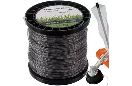 Fűrészszál bozótvágóhoz 2,4 mm x 100 m - megerősített, csavart