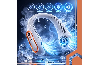 Nyakra szerelhető ventilátor, mini hűtő ventilátor