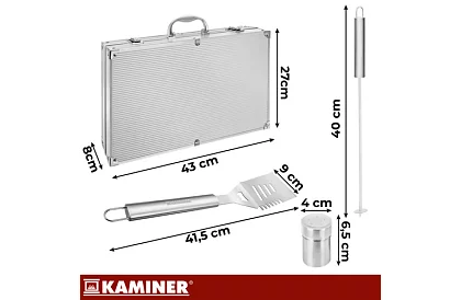 Grillező szerszámok 26 darab – Grillező készlet