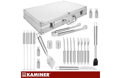 Grillező szerszámok 26 darab – Grillező készlet