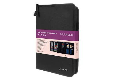 XXL Professzionális vázlatkészítő készlet – 74 darab tokban