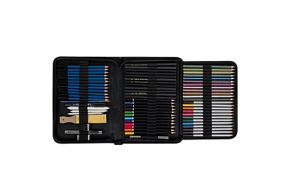 XXL Professzionális vázlatkészítő készlet – 74 darab tokban