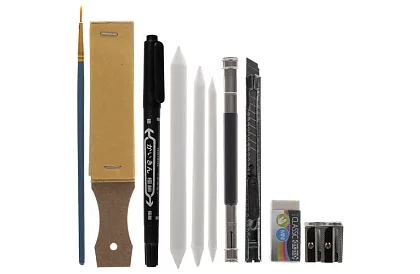 XXL Professzionális vázlatkészítő készlet – 74 darab tokban