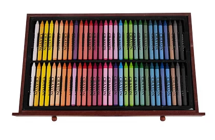 Rajzszett fából készült bőröndben - 148 darab