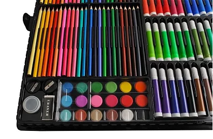 Nagy festő készlet bőröndben 288 db