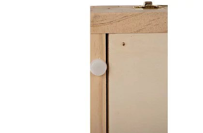 Művészi festőkészlet 45 darab fából készült tokban állvánnyal