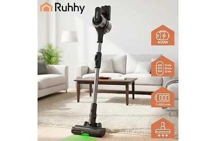 Vezeték nélküli porszívó LunPro 400W, 35 kPa